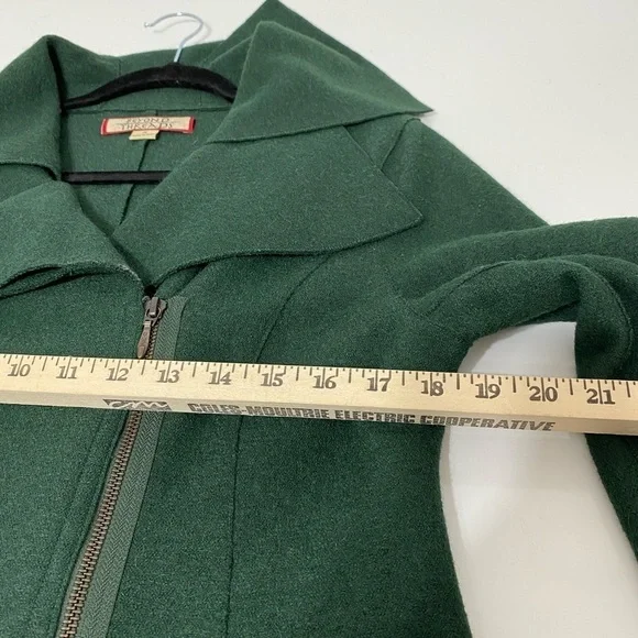 Beyond Threads Alpaca Wool Jacket Green Size Small - Picture 8 of 8